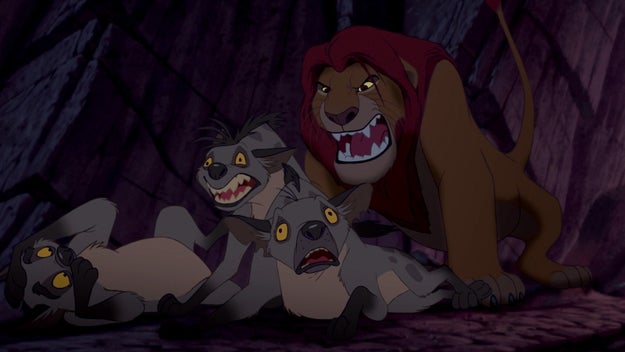Don't worry. Mufasa comes through to save him because Mufasa is THE BEST.
