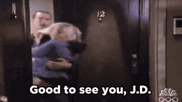 Zach Braff Ran Into Former Scrubs Co Stars And The Pics Are Cute