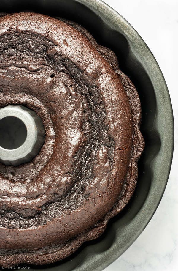 Instant chocolate pudding makes this cake moist, fudgy, and a cinch to make.  Get the recipe here.