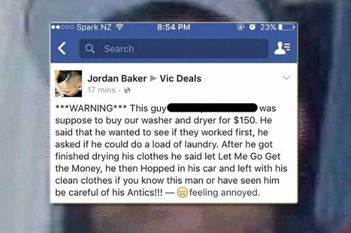 This Fake Washing Machine Facebook Con Has Gone Viral Again