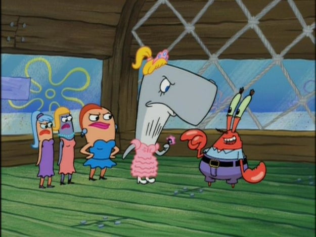 Did Mr. Krabs adopt Pearl as his whale baby? Is she his step-daughter? Is she his biological daughter? WHAT'S THE DEAL?