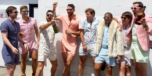 In case you SOMEHOW haven't heard: Rompers for men are going to be ~all the rage~ this summer thanks to a group of bros who created the RompHim.