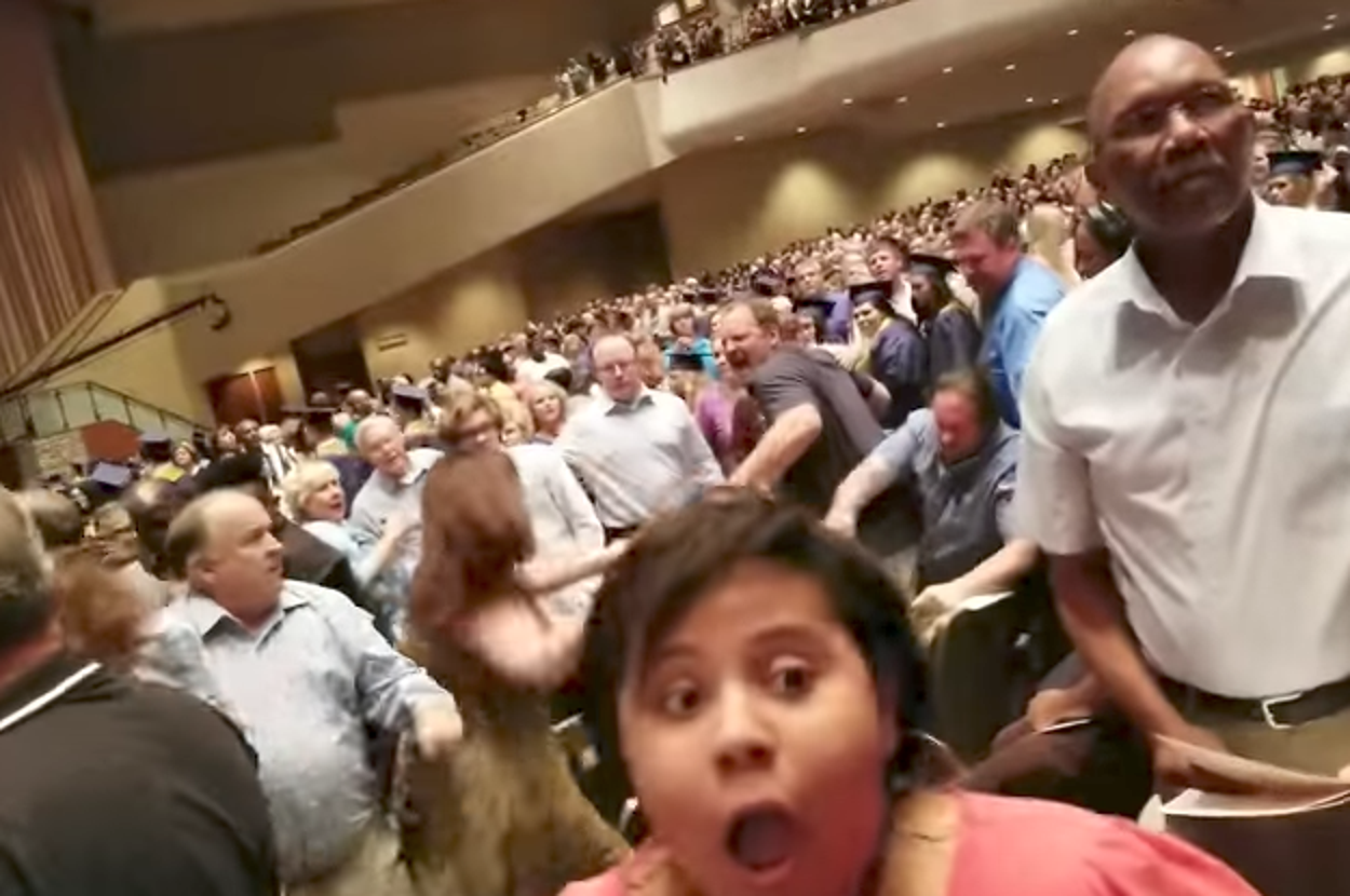 Parents Brawled As Their Kids Were Walking Down The Aisle At A High ...