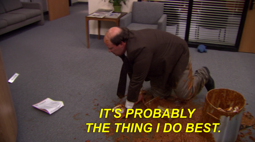 Kevin From "The Office" Created A Chili Shirt And It's The Most Kevin Thing Ever