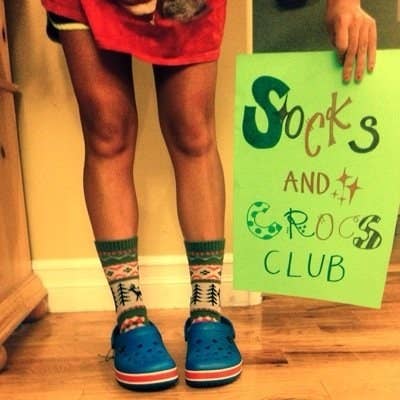 "I can stand a lot of fashion trends because I think that some things fit certain people and look good, BUT I will NOT stand for someone wearing crocs and white socks unironically." —Dasin Nisad, Facebook