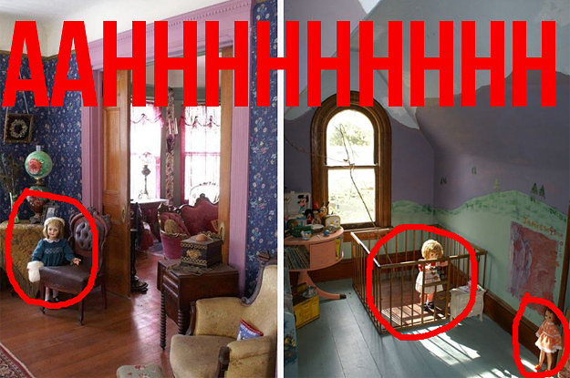 creepy doll house