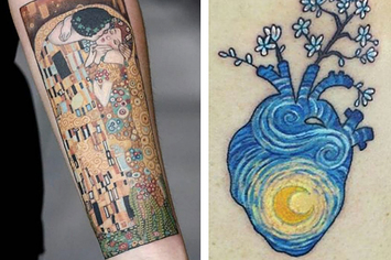 32 ideias de tatuagem para amantes da arte