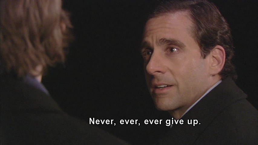 Because after all, you're so new to all of this. Give it some time, it'll work out.