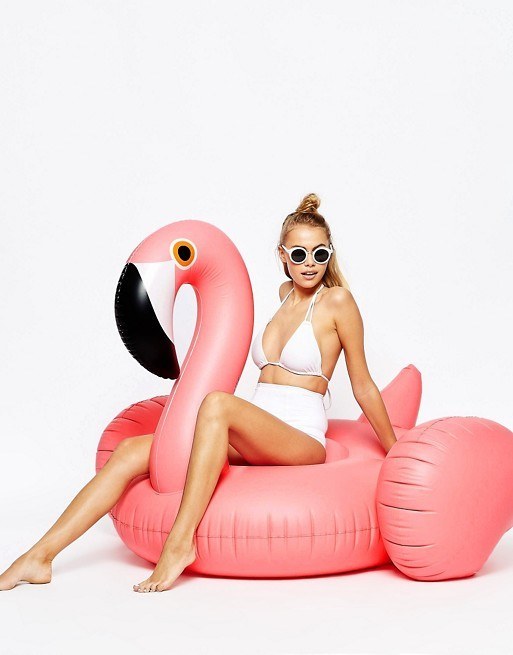 An Inflatable Flamingo