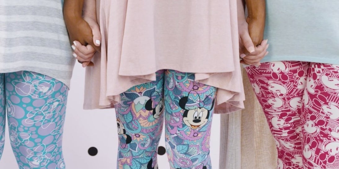 LuLaRoe Leggings in Minnie Mouse Print Disney Paisley – Tall & Curvy Size  undefined - $24 - From Stephanie