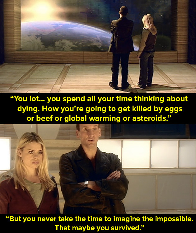 funny doctor who quotes 9th doctor