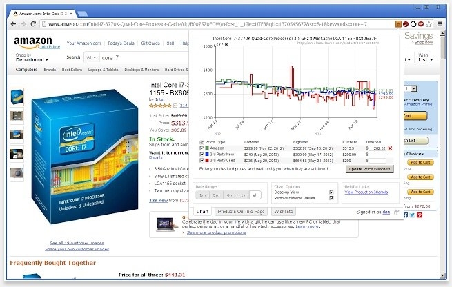 Casual Amazon shoppers will notice that prices fluctuate quite often and can differ based on a size or color. Beat(-ish) the system by entering the URL for a product at camelcamelcamel.com to see an item's pricing history and set up a watch for an item. Download the Camelizer extension for Chrome, Firefox, or Safari.If you're in the mood to browse, you can also check out deals in CamelCamelCamel's price drops section.