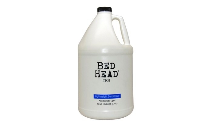 TIGI Bed Head Lightweight Conditioner Unisex 128 oz Conditioner. Perfect for those who share product with others, or those who just go through conditioner fast. A gallon for $30.99 should be able to hold you over for a while.