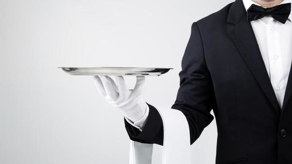 I mean, how else is his butler going to bring him his food? Your dad can't stand those cheap glass plates anymore, and don't even get him started on fine china. It's not even for your dad in the long run, so you two don't have to worry about all that lovey-dovey stuff!