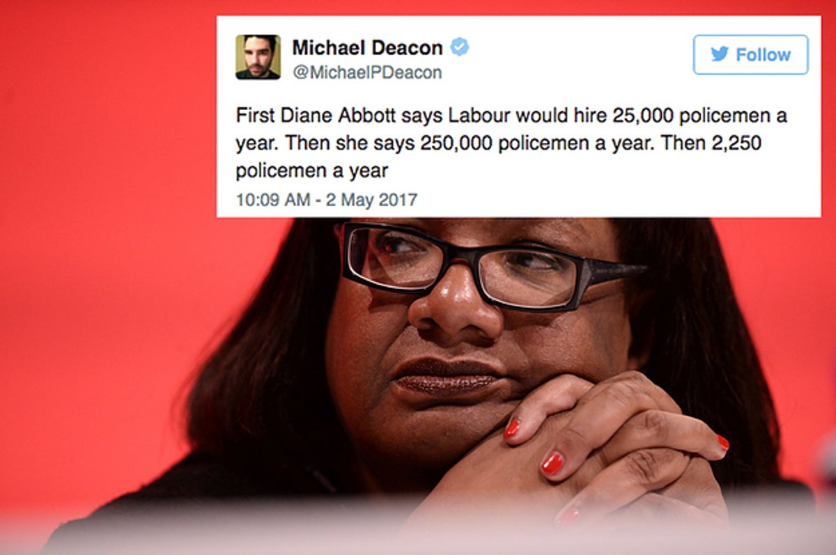 Here S Diane Abbott S Absolute Car Crash Of An Interview About Hiring More Police Officers