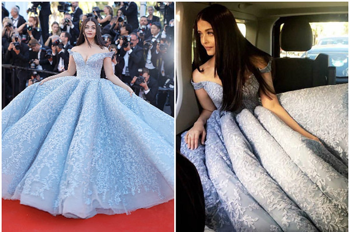 Aishwarya Rai Blue Film Sex Videos - For Everyone Wondering How Aishwarya Rai Bachchan Got Around In That Cannes  Dress