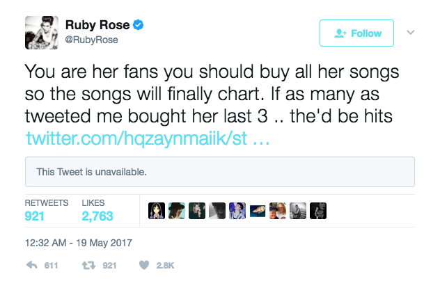 Katy Perry Twitter Chart