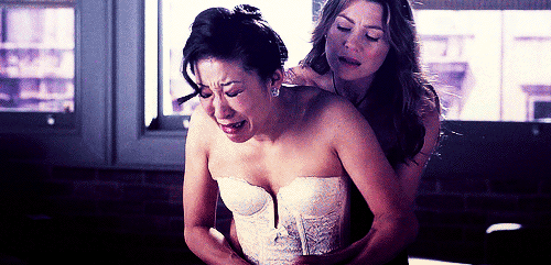 When Burke fucking left Cristina at the altar and she physically had to be cut out of her wedding dress. Like, WTF? She was actually opening herself up to someone and he just straight-up dipped.—daydreamdancerr