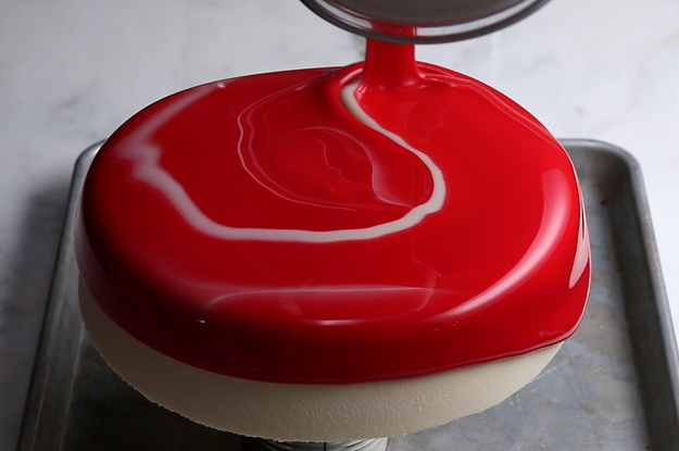 This Mirror Glaze Cake Is Literally Insane
