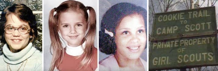 En 1977 tres chicas jóvenes fueron halladas en su tienda de campaña del campamento de exploradoras. Fueron violadas y estranguladas. Los supervisores del campamento dormían a pocos metros de allá. Un reo local prófugo fue arrestado por el caso, pero el tribunal acabó absolviéndolo por falta de pruebas.—m436