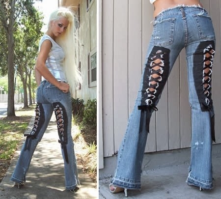 And these are great for when you want to wear jeans, but also show off your kinky side a bit.