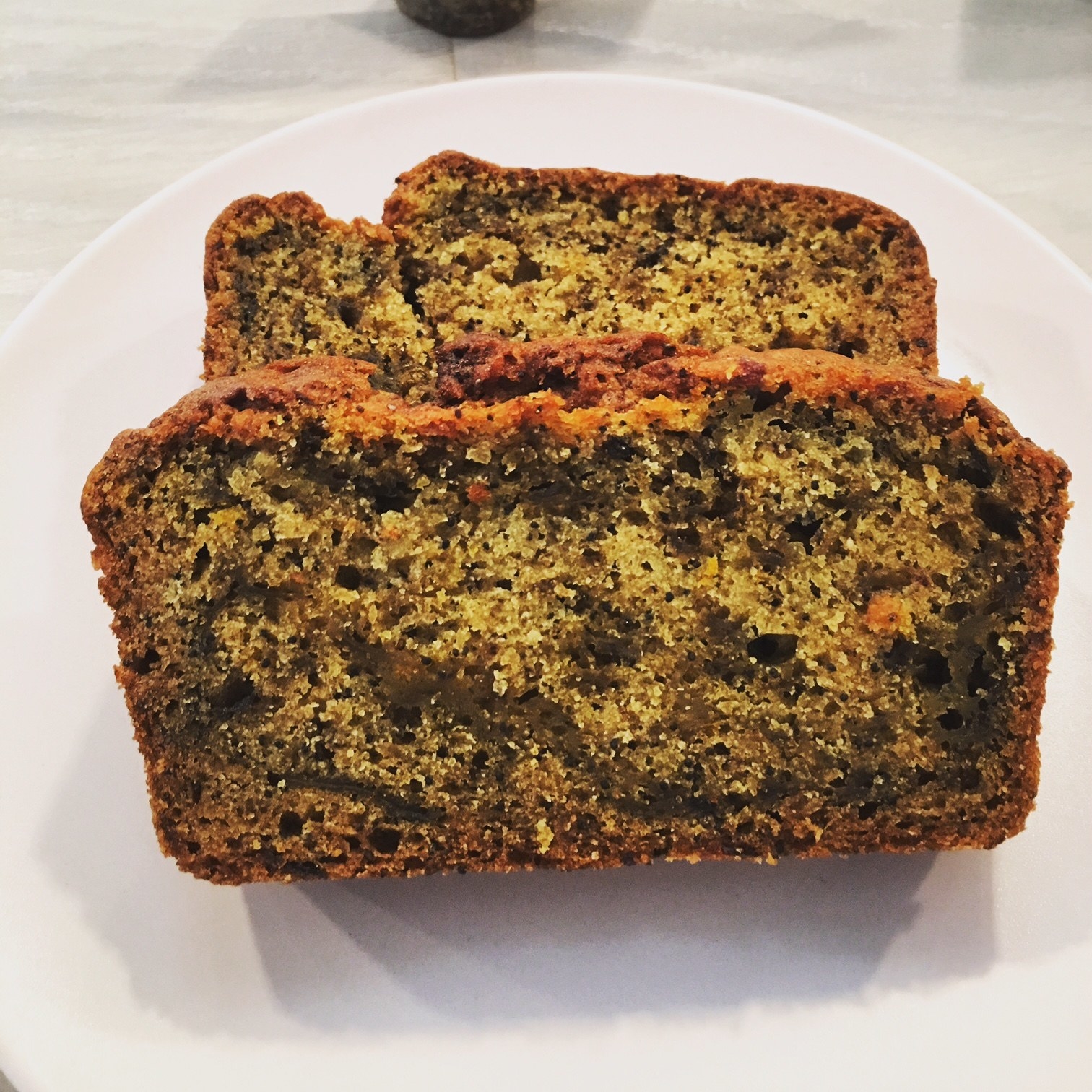 This vegan loaf is made with fresh orange and poppy seeds with grated beetroot and coconut milk. The loaf has perfectly crusty top with moist interior.