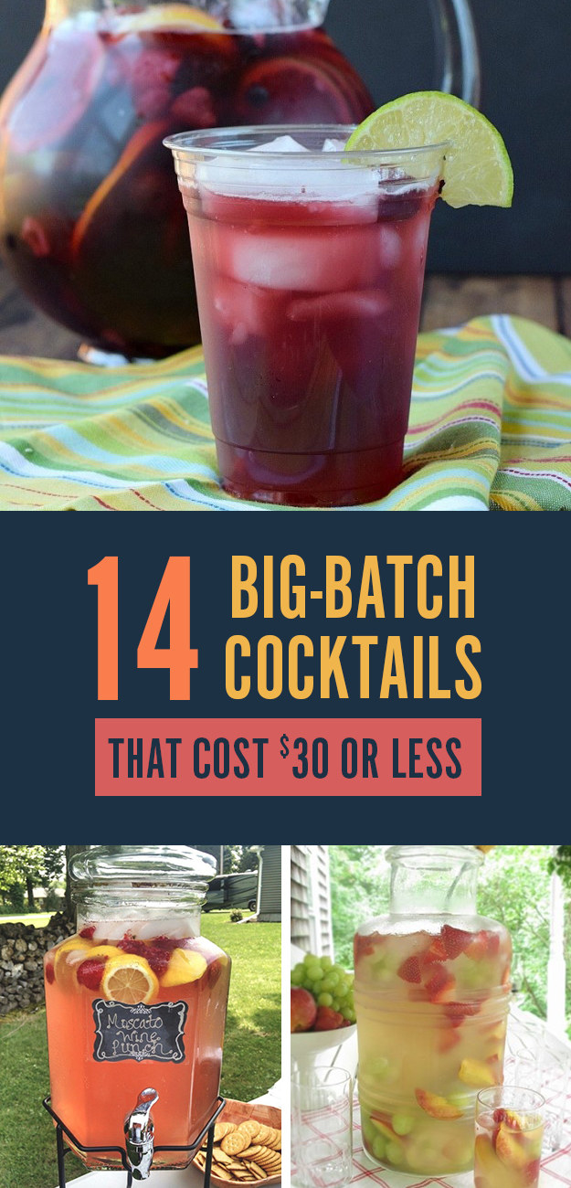 14 Big-Batch Cocktails That Won't Break The Bank