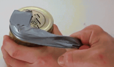 There's a specific way to lay the duct tape down so this works — check out this Instructable to learn how.