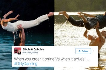 Funny dirty dancing lift meme