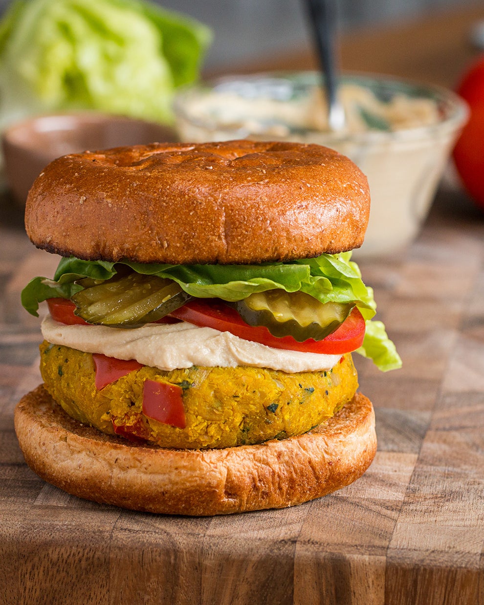 Here's How To Spice Up Your Boring Veggie Burgers