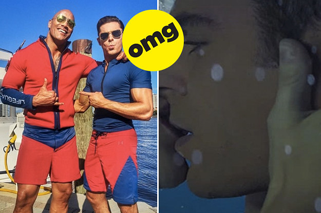 Zac Efron And The Rock Made Out And Zac Efron Thinks He Tastes Like A Few  Things