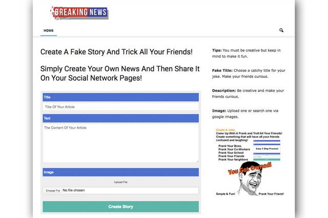 Trolls Are Targeting Indian Restaurants With A Create Your Own Fake News Site