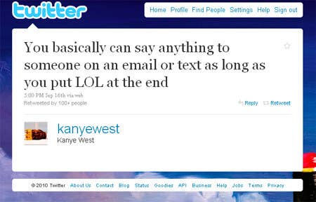 26 Deleted Kanye Tweets That Belong In A Fucking Museum