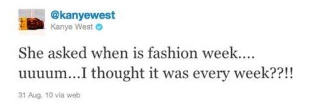 26 Deleted Kanye Tweets That Belong In A Fucking Museum