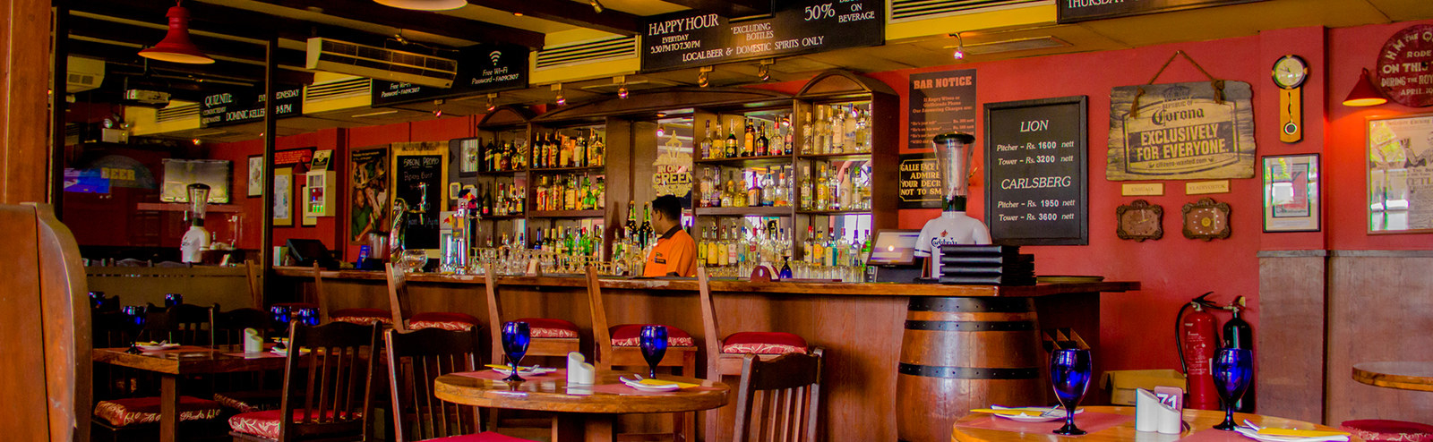 If you’re staying at a hotel near Galle Face such as Cinnamon Lakeside Colombo or any other, and are in need of a drink or two, check out this long-standing pub. It’s got booze and hearty pub fare and is a few minutes away from the sea. What more could you want?