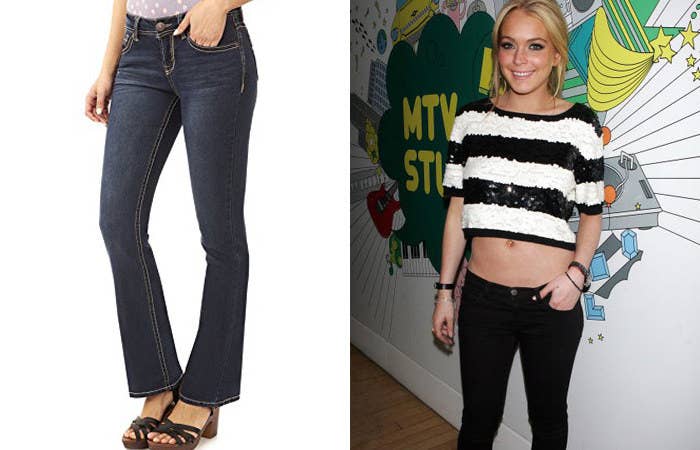 Great Outfits in Fashion History: Lindsay Lohan's Low-Rise Denim Jeans -  Fashionista