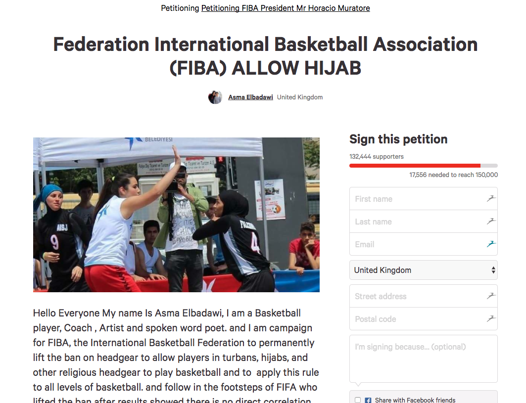 Muslim Athletes Are Now Able To Wear Hijab While Playing Basketball