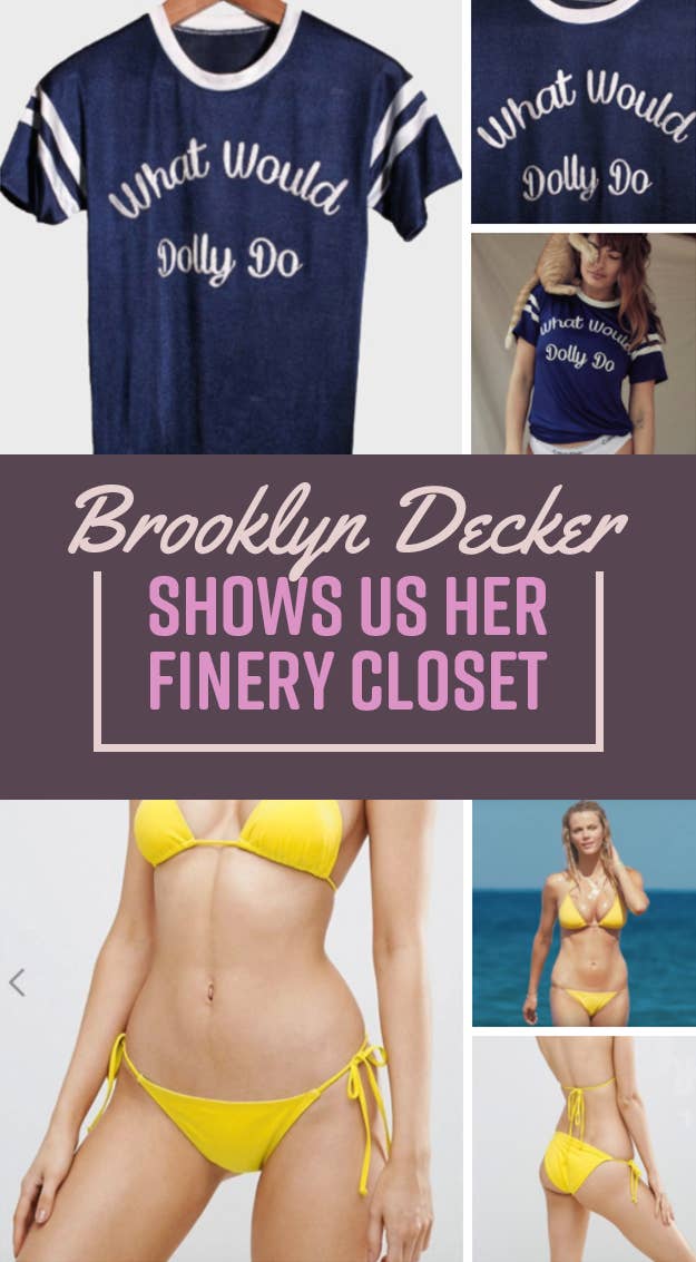 Here's What Brooklyn Decker Actually Has In Her Closet