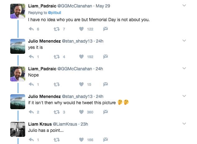 his memorial day tweet