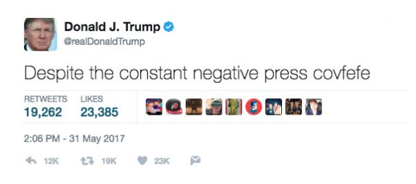 Indians Have Hilariously Dismantled Donald Trump S Super Confusing Covfefe Tweet @floatpasadenacheck out more awesome buzzfeedblue videos. indians have hilariously dismantled