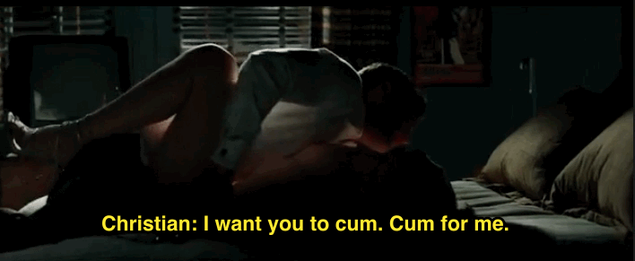 DUDE, MAYBE IT TAKES MORE THAN A COUPLE OF THRUSTS TO GET HER OFF.