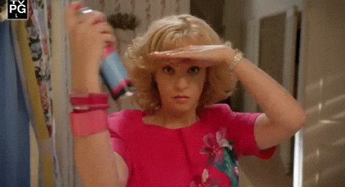 She's been rockin' that iconic look forever.