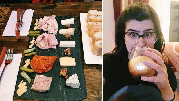 And voilà! After 30 days, you can celebrate by immediately ordering a cheese plate and drinking a bottle of wine*.