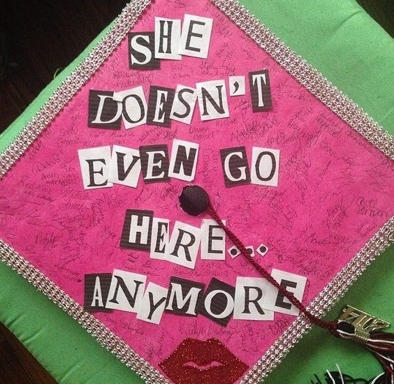 mean girls grad cap