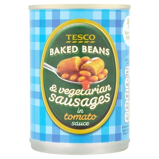 These are an important addition to any serious vegetarian fry-up. I had been lamenting the lack of vegetarian sausages combined with beans in my life, till one day -- lo-and-behold! -- there they were in all there glory. My favourite way to have these is in a puffed pastry pasty with lots of cheese; a homage to Greggs' Sausage Bean & Cheese melt. Thank me later.