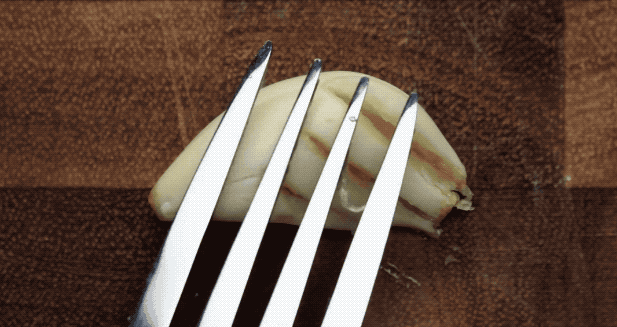 No need to buy a garlic press when you have a fork!