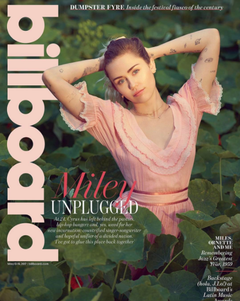 On Wednesday, Billboard published an interview with Miley Cyrus — who also appears on this month's cover — where she talked about everything from her love life to the new music her fans have been eagerly anticipating.