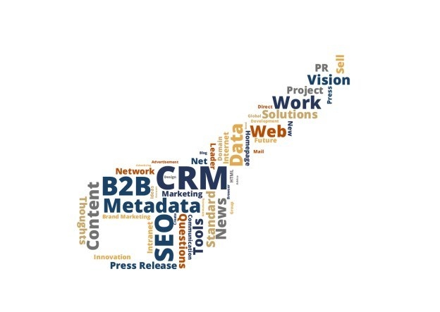 CRM word cloud key shape