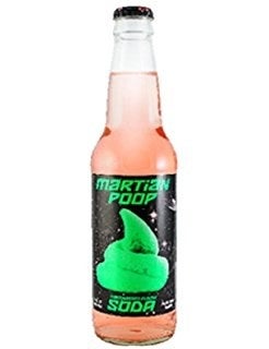 #1. Who would drink poop from an alien? #2. Most people taste flavors before they insert them into foods. I'm guessing the creator had martian poop before??