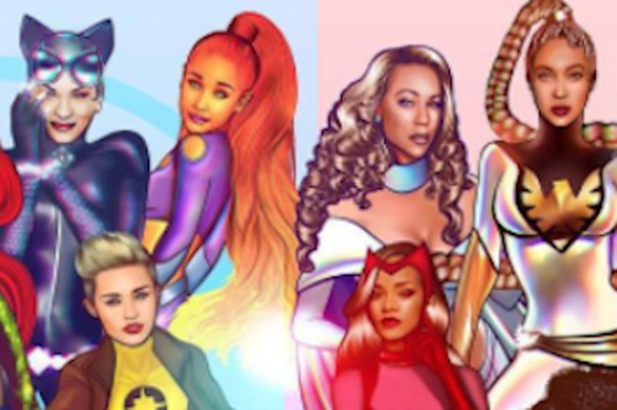 This Artist Turned 20 Badass Female Singers Into Comic Book Characters